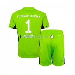 Maglia FC Bayern München Manuel Neuer 1 Portiere Divisa Away 2023-2024 Manica Corta ,Bambino