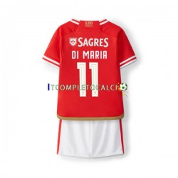 Maglia Benfica Di Maria 11 Divisa Home 2023-2024 Manica Corta ,Bambino