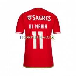 Maglia Benfica Di Maria 11 Divisa Home 2023-2024 Manica Corta ,Uomo