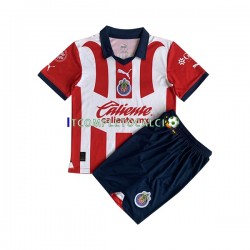 Maglia CD Guadalajara Divisa Home 2023-2024 Manica Corta ,Bambino