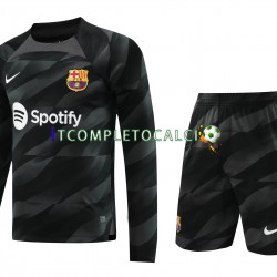 Maglia FC Barcelona Portiere Divisa Away 2023-2024 Manica Lunga ,Bambino