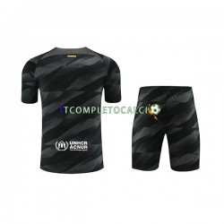 Maglia FC Barcelona Portiere Divisa Away 2023-2024 Manica Corta ,Bambino