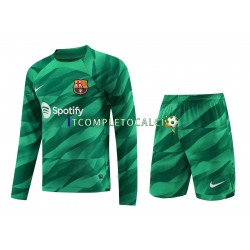 Maglia FC Barcelona Portiere Divisa Home 2023-2024 Manica Lunga ,Bambino