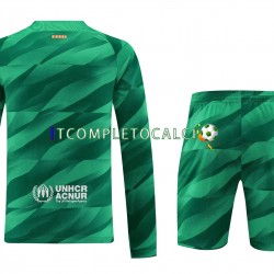 Maglia FC Barcelona Portiere Divisa Home 2023-2024 Manica Lunga ,Bambino