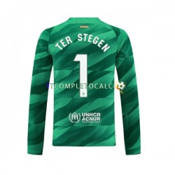 Maglia FC Barcelona Ter Stegen 1 Portiere Divisa Home 2023-2024 Manica Lunga ,Uomo