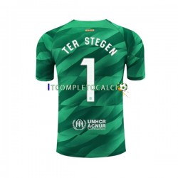 Maglia FC Barcelona Ter Stegen 1 Portiere Divisa Home 2023-2024 Manica Corta ,Uomo