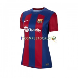 Maglia FC Barcelona Divisa Home 2023-2024 Manica Corta ,Donna