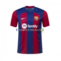 Maglia FC Barcelona Ousmane Dembele 7 Divisa Home 2023-2024 Manica Corta ,Uomo