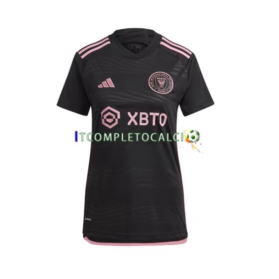 Maglia Inter Miami Divisa Away 2023-2024 Manica Corta ,Donna