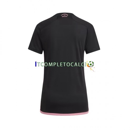 Maglia Inter Miami Divisa Away 2023-2024 Manica Corta ,Donna