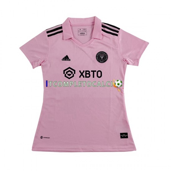 Maglia Inter Miami Divisa Home 2023-2024 Manica Corta ,Donna