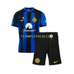 Maglia Inter Milan Divisa Home 2023-2024 Manica Corta ,Bambino