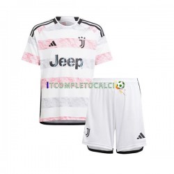 Maglia Juventus Divisa Away 2023-2024 Manica Corta ,Bambino