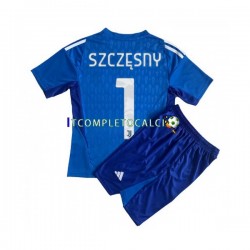 Maglia Juventus Wojciech Szczesny 1 Portiere Divisa Home 2023-2024 Manica Corta ,Bambino