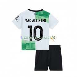 Maglia Liverpool Alexis Mac Allister 10 Divisa Away 2023-2024 Manica Corta ,Bambino