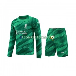 Maglia Liverpool Portiere Divisa Home 2023-2024 Manica Lunga ,Bambino