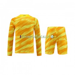 Maglia Liverpool Portiere Terza Divisa 2023-2024 Manica Lunga ,Bambino