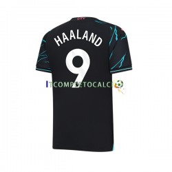 Maglia Manchester City Erling Haaland 9 Terza Divisa 2023-2024 Manica Corta ,Uomo