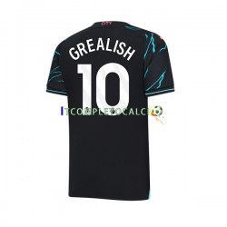 Maglia Manchester City Jack Grealish 10 Terza Divisa 2023-2024 Manica Corta ,Uomo