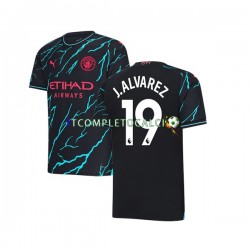 Maglia Manchester City Julian Alvarez 19 Terza Divisa 2023-2024 Manica Corta ,Uomo