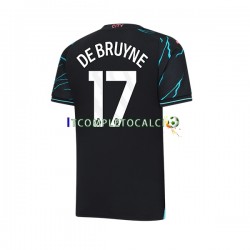 Maglia Manchester City Kevin De Bruyne 17 Terza Divisa 2023-2024 Manica Corta ,Uomo