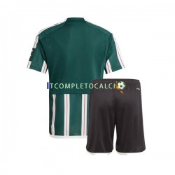 Maglia Manchester United Divisa Away 2023-2024 Manica Corta ,Bambino