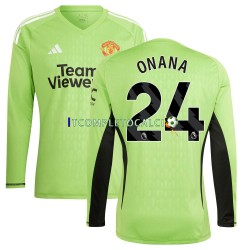 Maglia Manchester United Andre Onana 24 Portiere Divisa Home 2023-2024 Manica Lunga ,Uomo