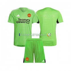 Maglia Manchester United Portiere Divisa Home 2023-2024 Manica Corta ,Bambino