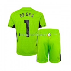 Maglia Manchester United DE GEA 1 Portiere Divisa Home 2023-2024 Manica Corta ,Bambino