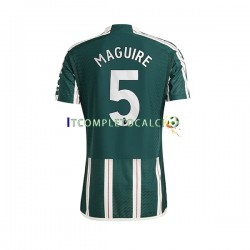 Maglia Manchester United Harry Maguire 5 Divisa Away 2023-2024 Manica Corta ,Uomo