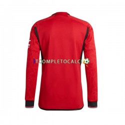Maglia Manchester United Divisa Home 2023-2024 Manica Lunga ,Uomo