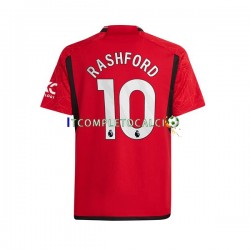 Maglia Manchester United Marcus Rashford 10 Divisa Home 2023-2024 Manica Corta ,Uomo