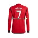 Maglia Manchester United Mount 7 Divisa Home 2023-2024 Manica Lunga ,Uomo