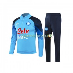 Napoli 2023-2024 Blu Tute Felpe da Allenamento
