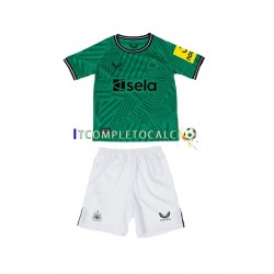 Maglia Newcastle United Divisa Away 2023-2024 Manica Corta ,Bambino