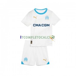 Maglia Olympique de Marseille Divisa Home 2023-2024 Manica Corta ,Bambino