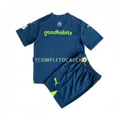 Maglia PSV Eindhoven Terza Divisa 2023-2024 Manica Corta ,Bambino