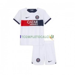 Maglia Paris Saint-Germain Divisa Away 2023-2024 Manica Corta ,Bambino