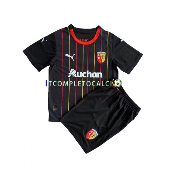 Maglia RC Lens Divisa Away 2023-2024 Manica Corta ,Bambino