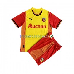 Maglia RC Lens Divisa Home 2023-2024 Manica Corta ,Bambino
