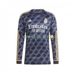 Maglia Real Madrid Divisa Away 2023-2024 Manica Lunga ,Uomo