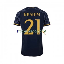 Maglia Real Madrid Brahim Diaz 21 Divisa Away 2023-2024 Manica Corta ,Uomo