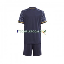 Maglia Real Madrid Divisa Away 2023-2024 Manica Corta ,Bambino