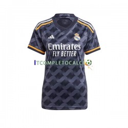 Maglia Real Madrid Divisa Away 2023-2024 Manica Corta ,Donna