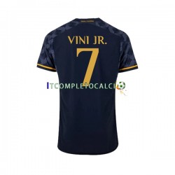 Maglia Real Madrid Vinicius Junior 7 Divisa Away 2023-2024 Manica Corta ,Uomo