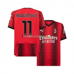 Maglia AC Milan Ibrahimovic 11 Divisa Home 2023-2024 Manica Corta ,Uomo