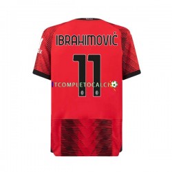 Maglia AC Milan Ibrahimovic 11 Divisa Home 2023-2024 Manica Corta ,Uomo