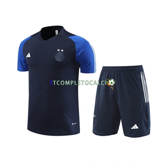 Algeria 2023-2024 Blu Maglia e pantaloncini da allenamento