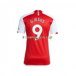 Maglia Arsenal Gabriel Jesus 9 Divisa Home 2023-2024 Manica Corta ,Uomo