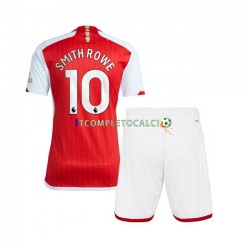 Maglia Arsenal Smith Rowe 10 Divisa Home 2023-2024 Manica Corta ,Bambino